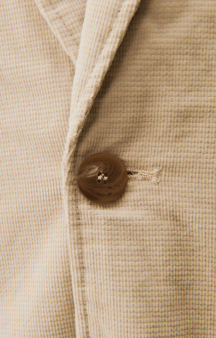 American Vintage Blazer Homme Zulaland - ECRU 64 Manches Longues Beige - E24