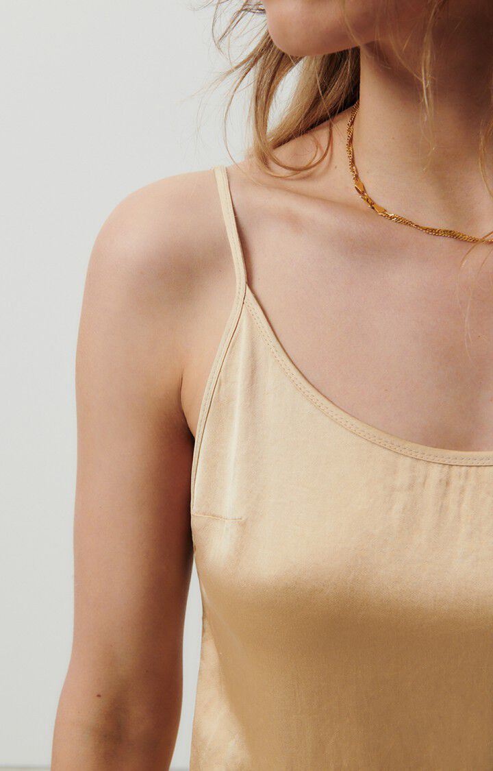 American Vintage Body Femme Widland - FICELLE 0 Fines Bretelles Beige - E23