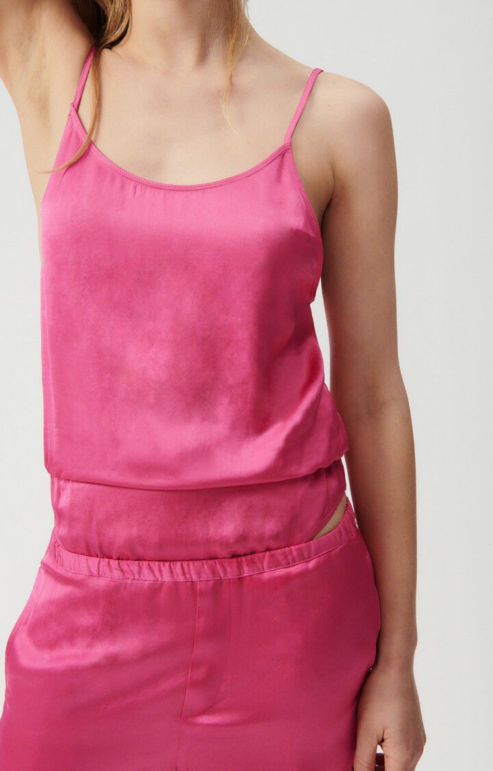 American Vintage Body Femme Widland - MAGENTA 0 Fines Bretelles Rose - E23