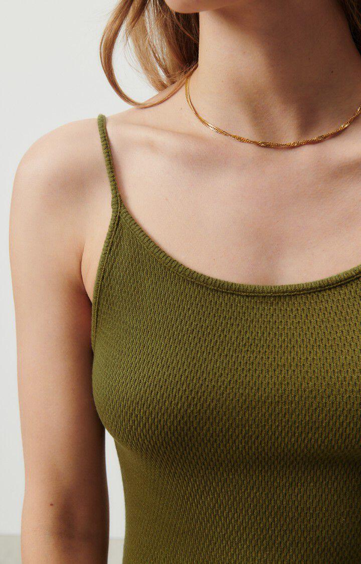 American Vintage Body Femme Zymy - THYM 0 Fines Bretelles Vert - E23