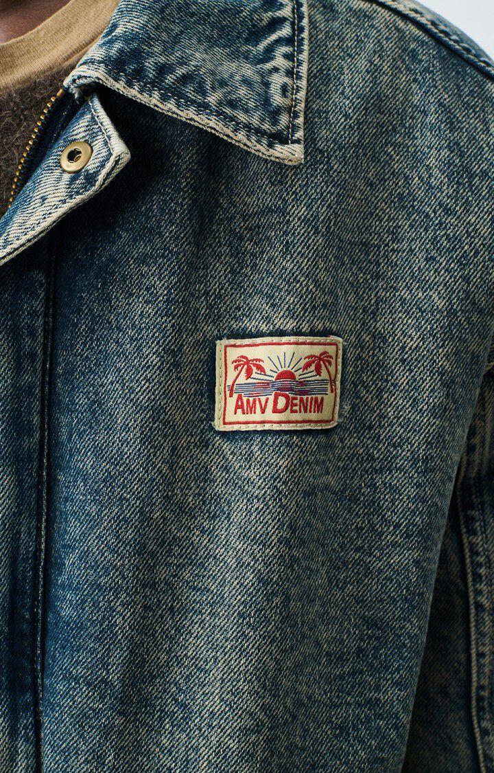 American Vintage Bombers Homme Joybird - DIRTY VINTAGE Manches Longues Bleu - H24