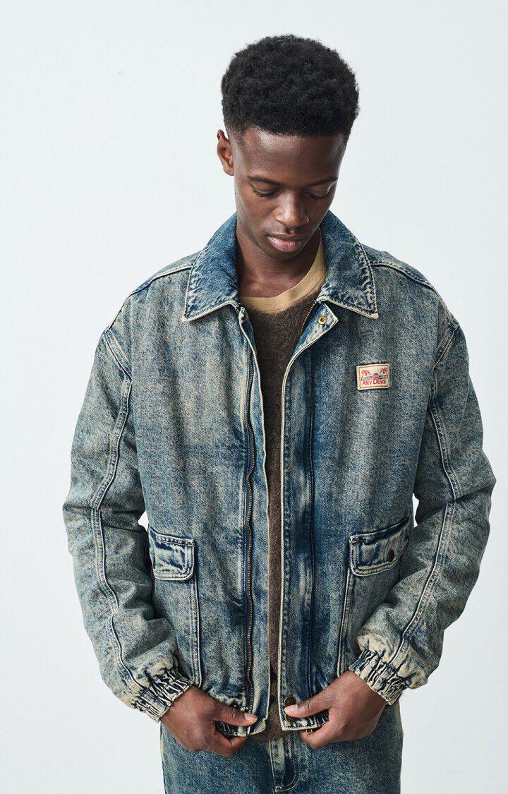 american vintage Bombers homme Joybird - DIRTY VINTAGE Manches longues Bleu - H24