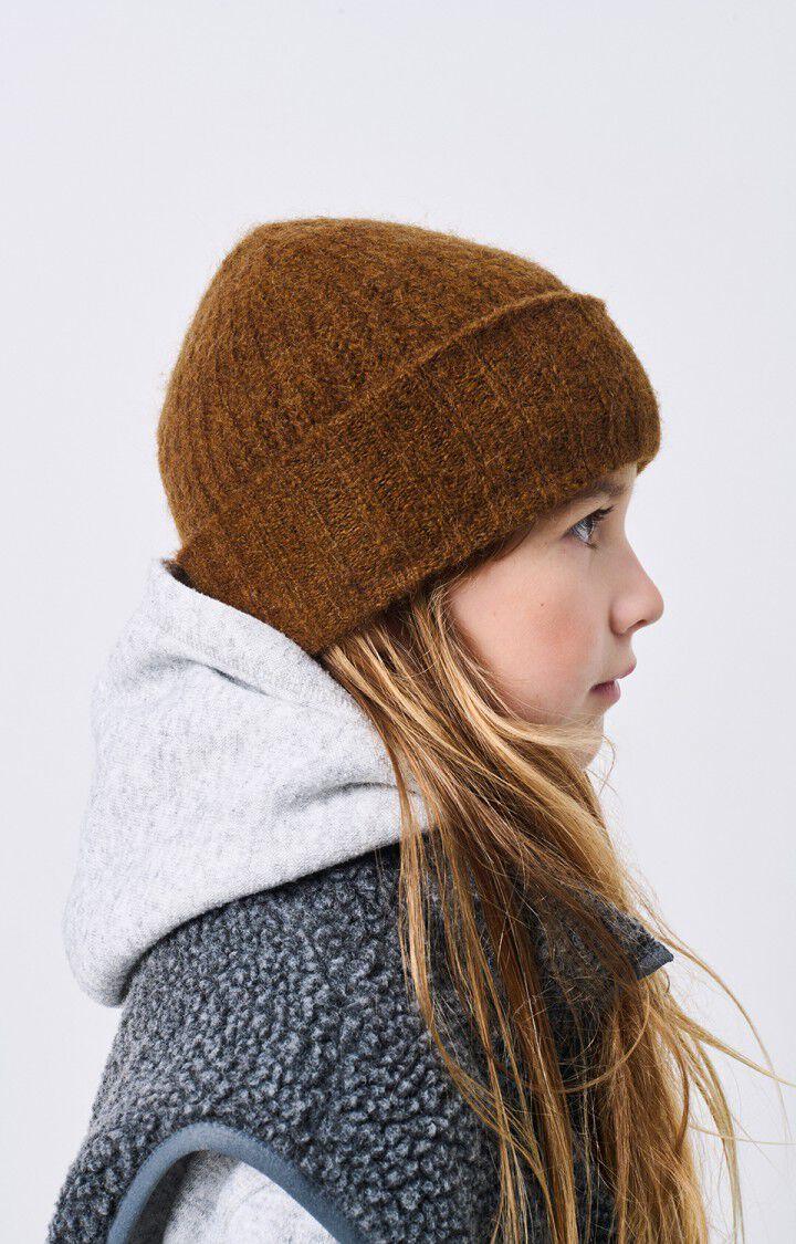 American Vintage Bonnet Enfant East - BRUNETTE CHINE NOIR Marron - H24