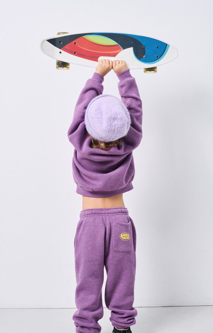 American Vintage Bonnet Enfant East - PARME CHINE Violet - H24