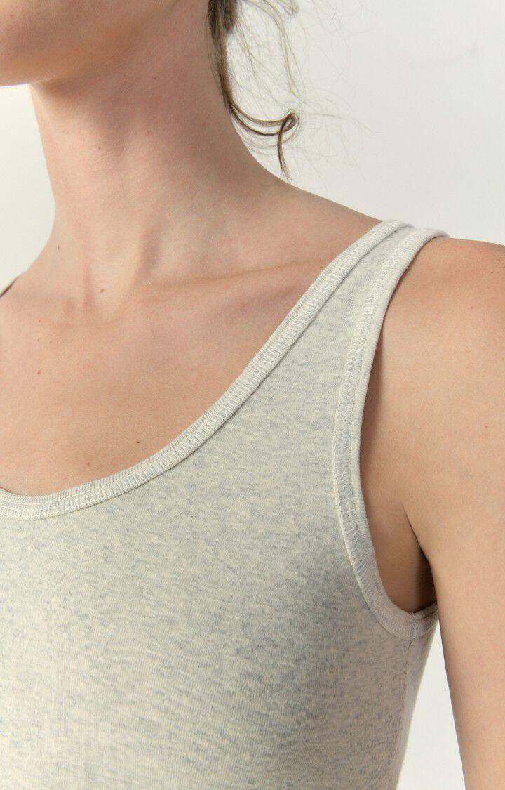 American Vintage Brassière Femme Bozy - CREME CHINE Sans Manches Beige - H22