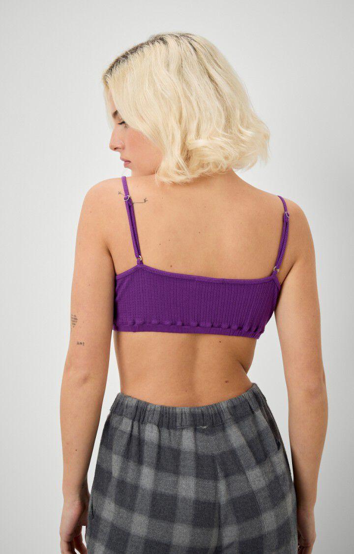 American Vintage Brassière Femme Grimwood - VIOLACE Fines Bretelles Violet - E22
