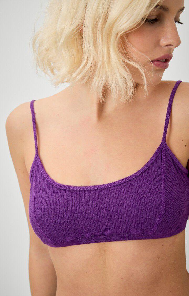 American Vintage Brassière Femme Grimwood - VIOLACE Fines Bretelles Violet - E22