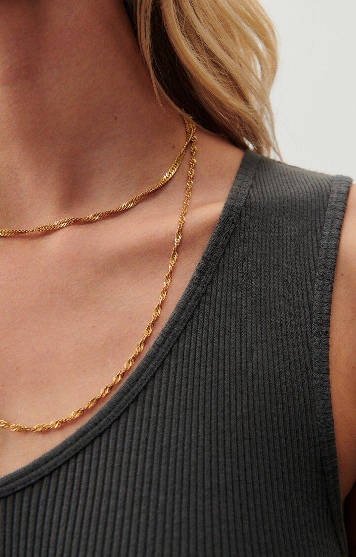 American Vintage Brassière Femme Piwik - ANTHRACITE CHINE 0 Sans Manches Gris - H23