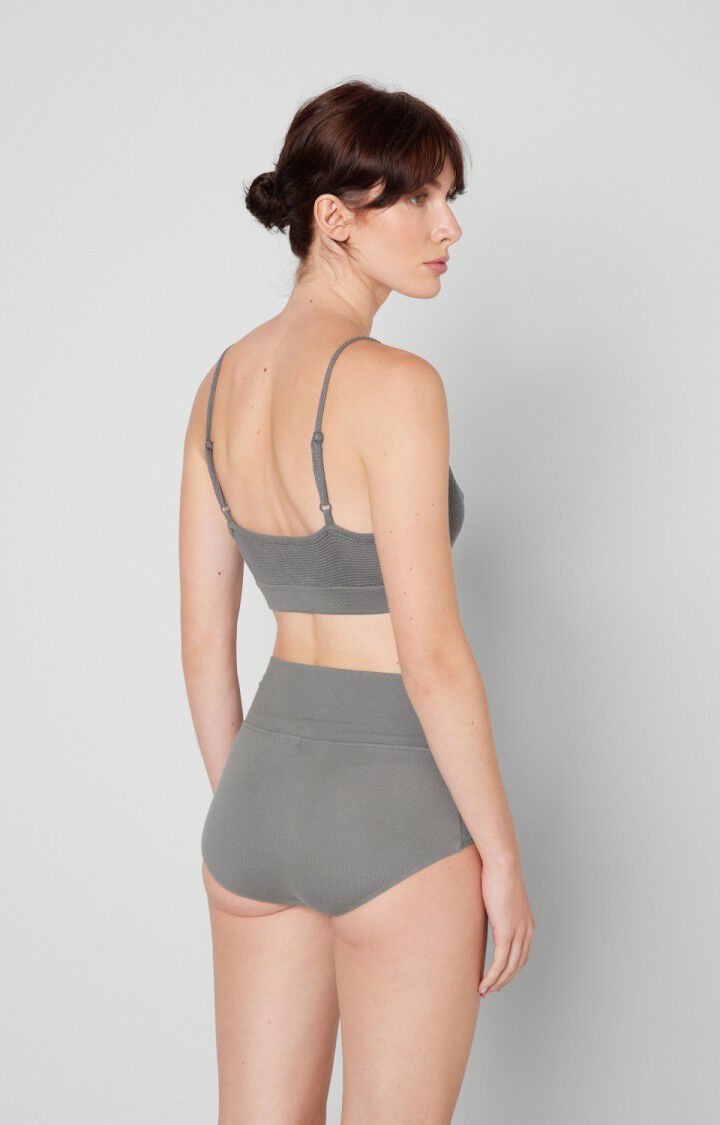 American Vintage Brassière Femme Sovy - BRUMEUX Fines Bretelles Gris - H22