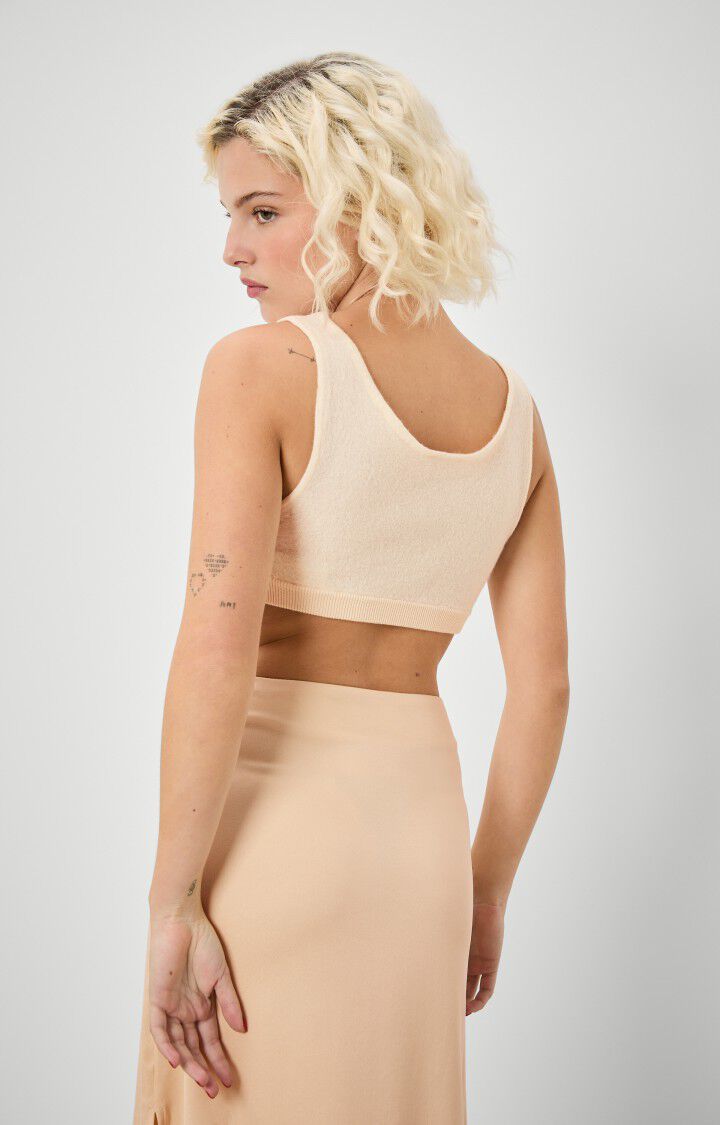 American Vintage Brassiere Femme Tadbow - NACRE Sans Manches Beige - H21