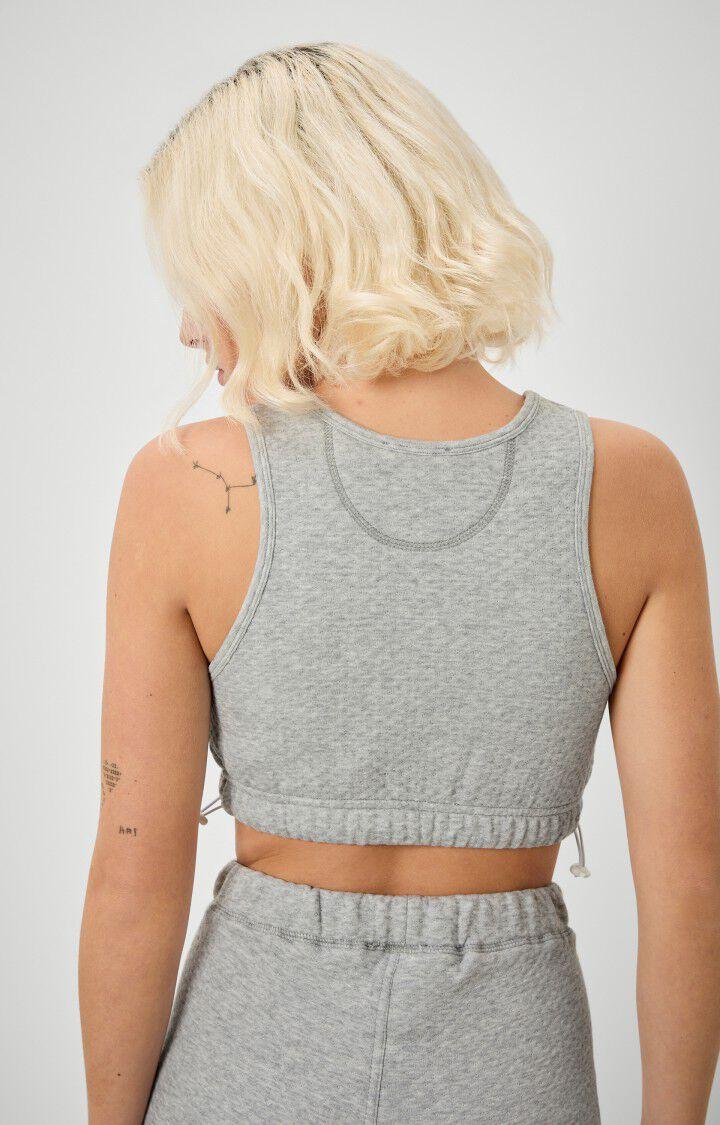 American Vintage Brassiere Femme Ugitown - GRIS CHINE Sans Manches Gris - H21