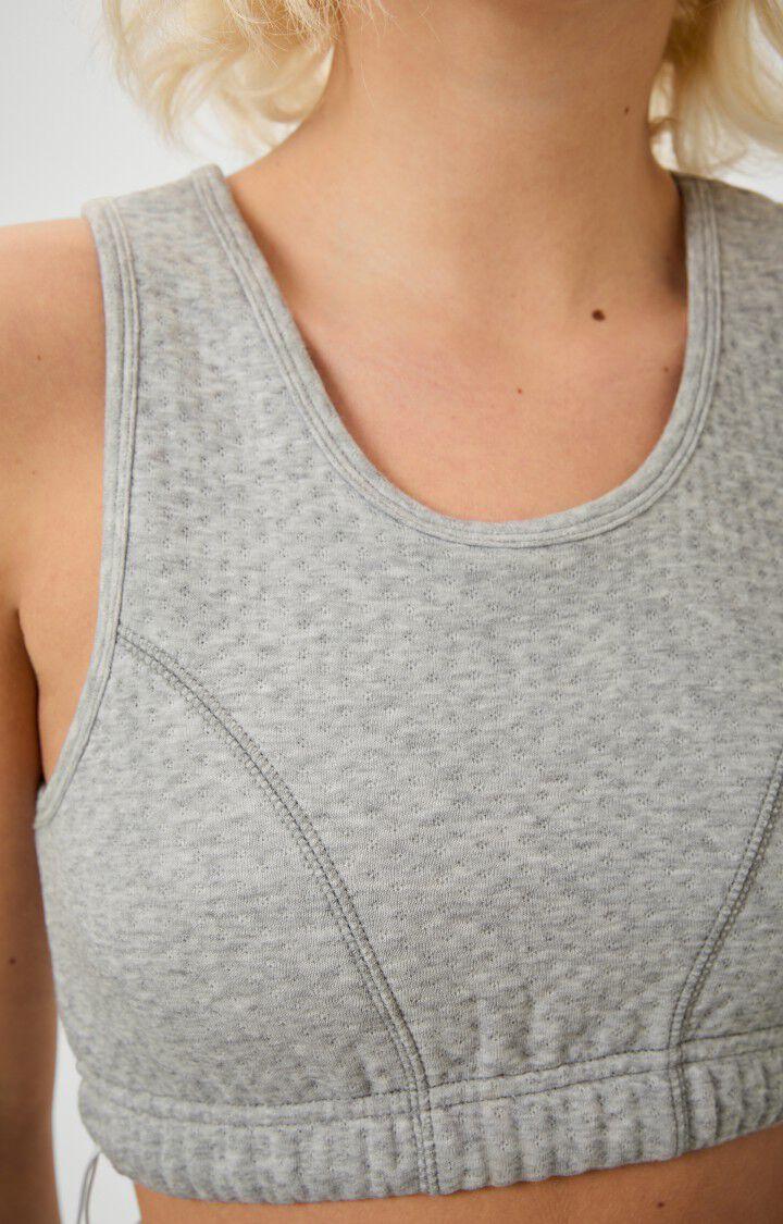 American Vintage Brassiere Femme Ugitown - GRIS CHINE Sans Manches Gris - H21