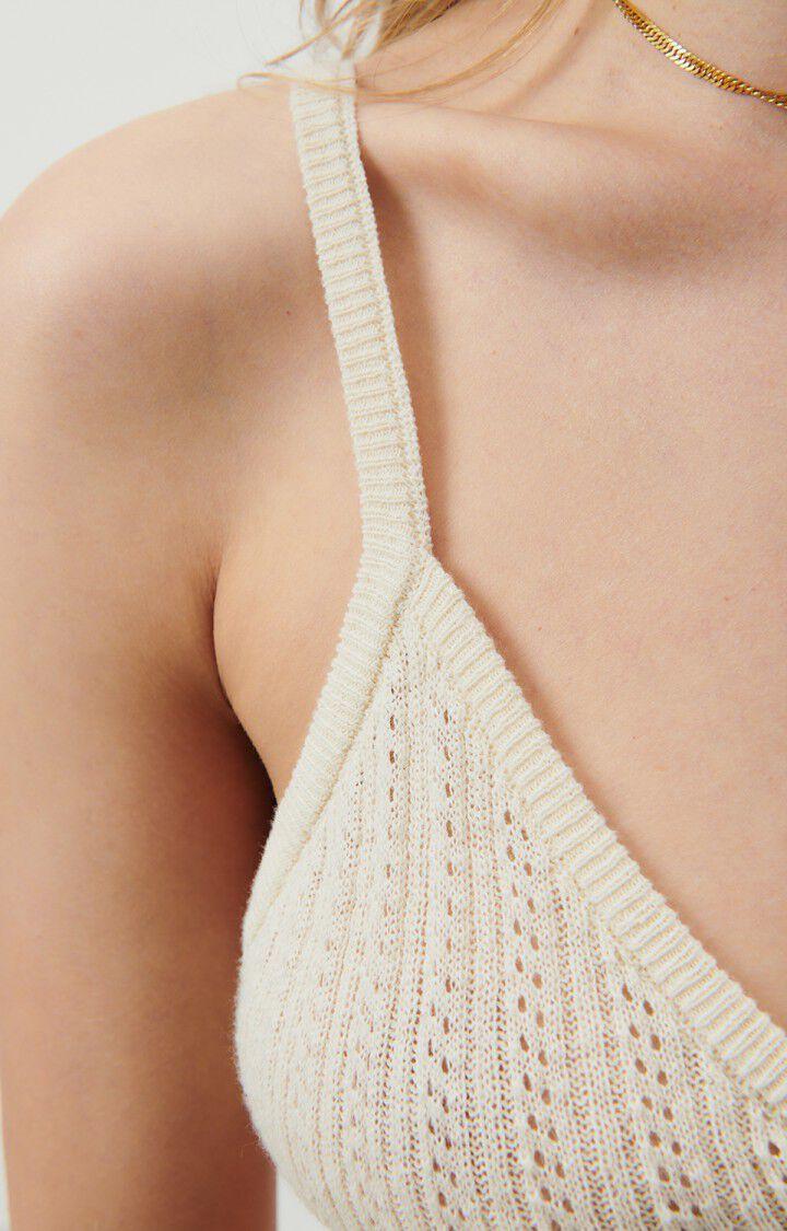 American Vintage Brassière Femme Yogo - ECRU Fines Bretelles Beige - E23B