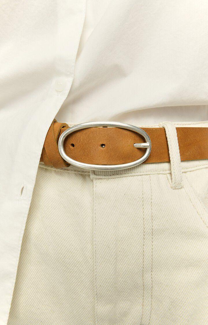 american vintage Ceinture Nebraska - CAFE Marron - E22B