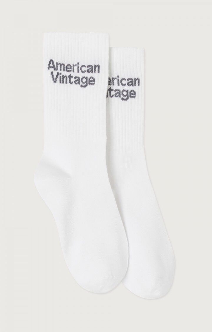 american vintage Chaussettes enfant Clypsun - BLANC Blanc - E25