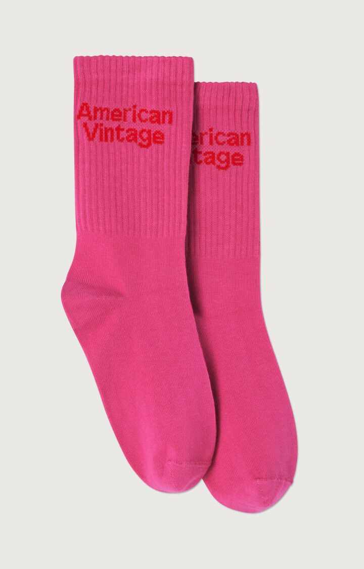 american vintage Chaussettes enfant Clypsun - FRAISIER Rose - E25