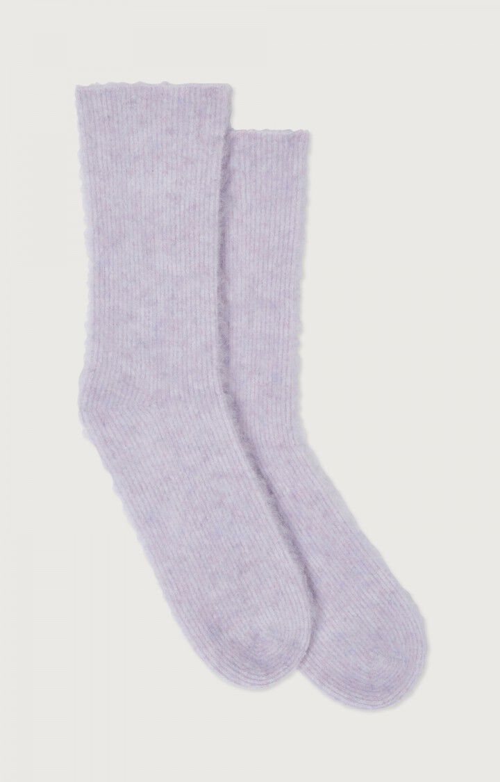American Vintage Chaussettes Femme Xinow - GLYCINE CHINE Violet - H23
