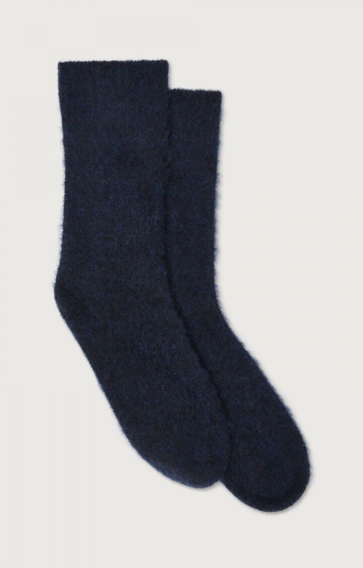 american vintage Chaussettes femme Xinow - NOIR Noir - H23