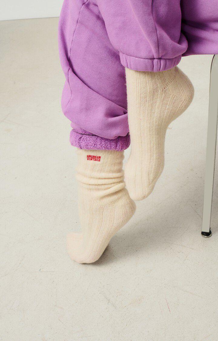 American Vintage Chaussettes Mixte Raxow - NATUREL Beige - H24