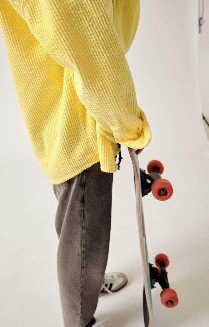 American Vintage Chemise Enfant Padow - BANANE 32 Manches Longues Jaune - E23