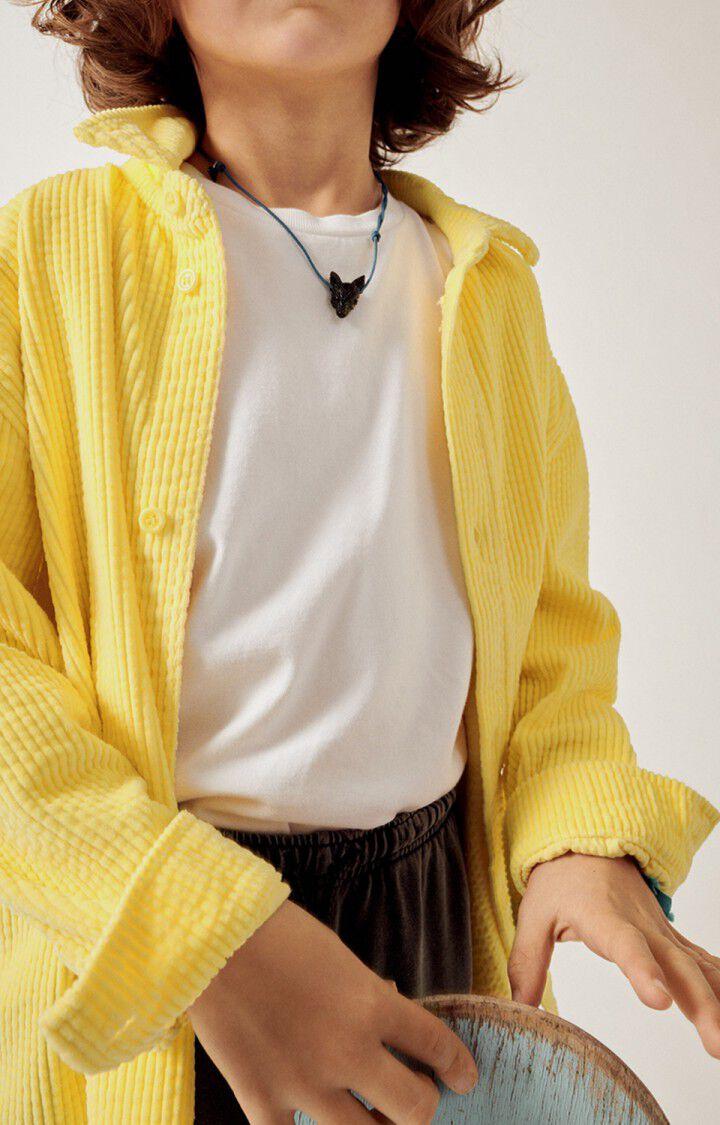 American Vintage Chemise Enfant Padow - BANANE 32 Manches Longues Jaune - E23