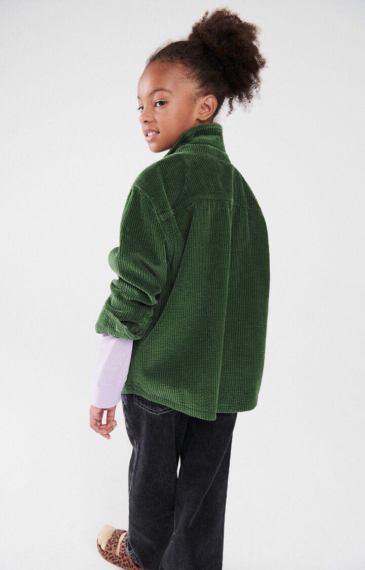 American Vintage Chemise Enfant Padow - BASILIC VINTAGE 32 Manches Longues Vert - H24