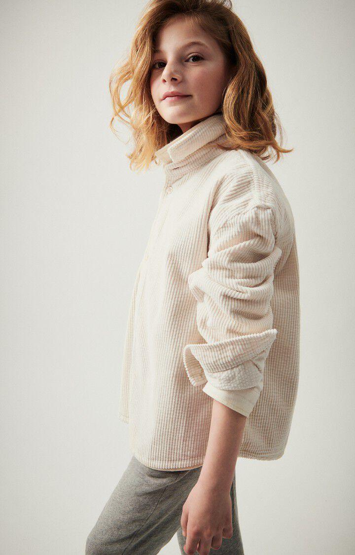 American Vintage Chemise Enfant Padow - ECRU VINTAGE 32 Manches Longues Beige - E25