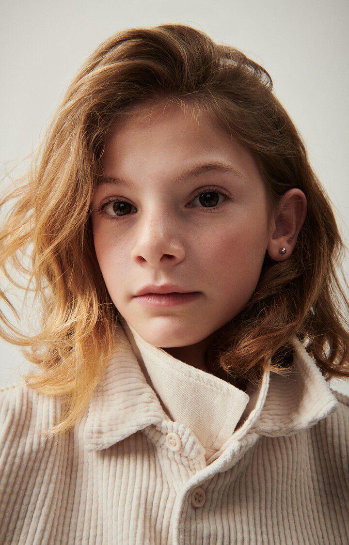 American Vintage Chemise Enfant Padow - ECRU VINTAGE 32 Manches Longues Beige - E25