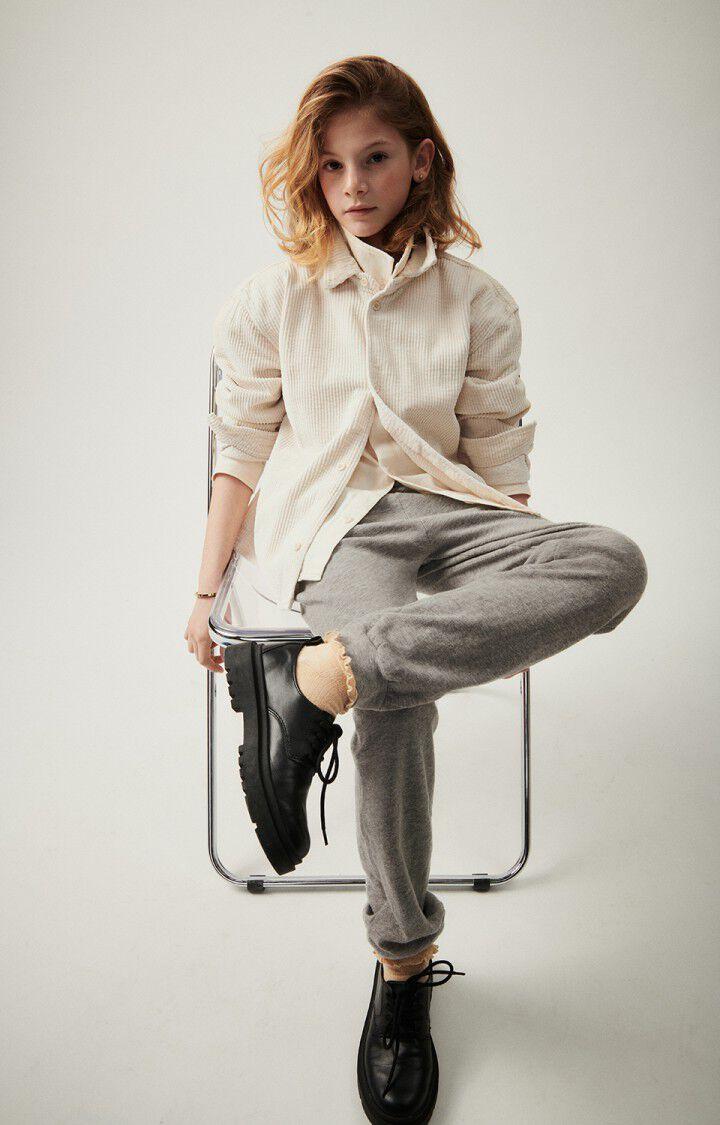 American Vintage Chemise Enfant Padow - ECRU VINTAGE 32 Manches Longues Beige - E25