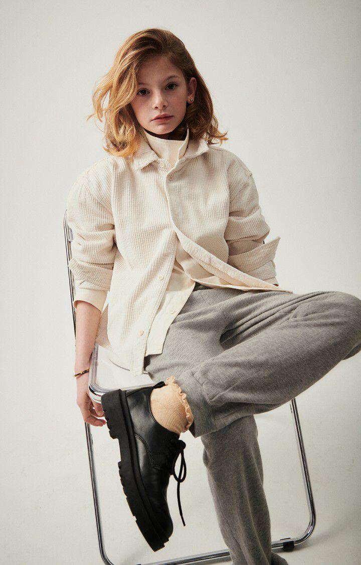 american vintage Chemise enfant Padow - ECRU VINTAGE 32 Manches longues Beige - E25