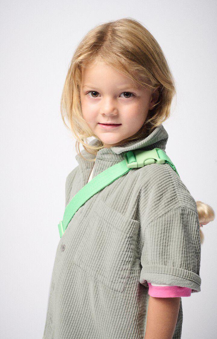 American Vintage Chemise Enfant Padow - GRISOU VINTAGE 16 Manches Courtes Gris - E25