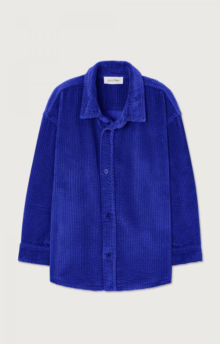 American Vintage Chemise Enfant Padow - INDIGO 32 Manches Longues Bleu - E23