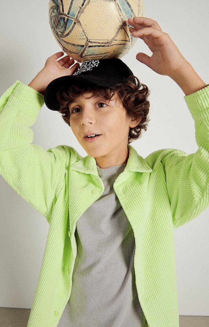 American Vintage Chemise Enfant Padow - JAUNE FLUO VINTAGE 32 Manches Longues Jaune - H23