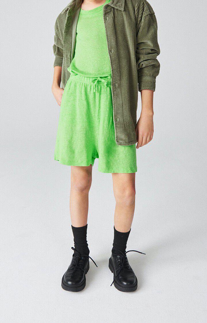 American Vintage Chemise Enfant Padow - LENTILLE 32 Manches Longues Vert - E23