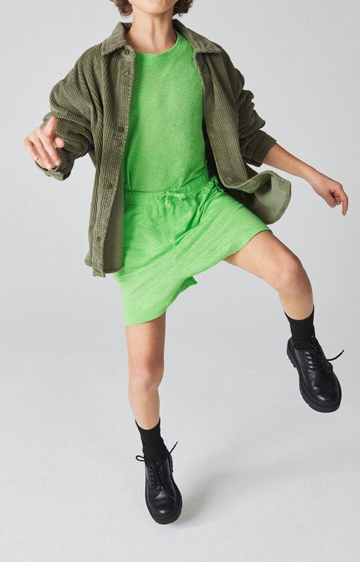 american vintage Chemise enfant Padow - LENTILLE 32 Manches longues Vert - E23