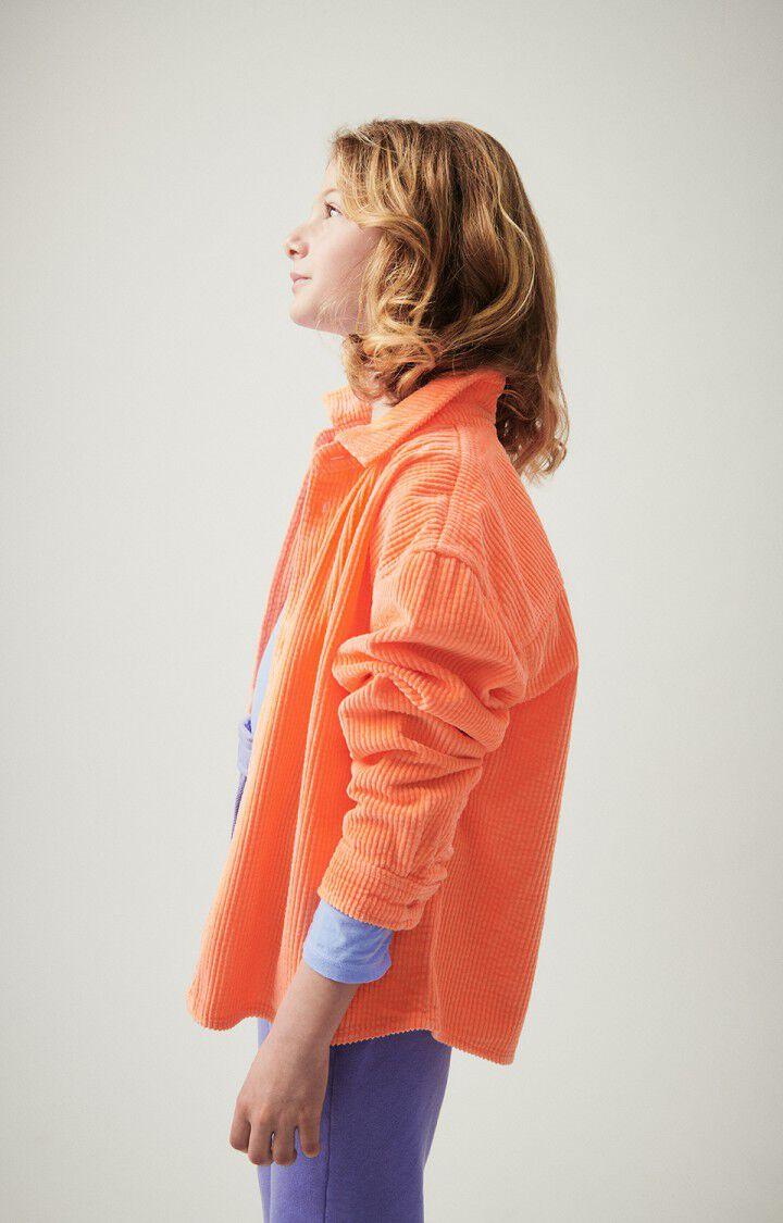 American Vintage Chemise Enfant Padow - ORANGE FLUO 32 Manches Longues Orange - E24