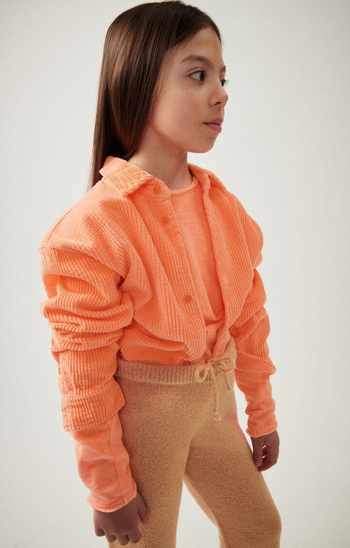 American Vintage Chemise Enfant Padow - ORANGE FLUO 32 Manches Longues Orange - E24