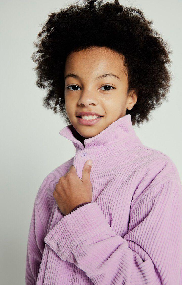 American Vintage Chemise Enfant Padow - ORCHIDEE VINTAGE 32 Manches Longues Violet - E25