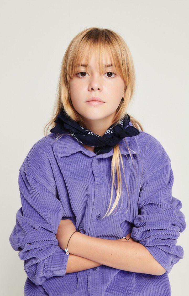 American Vintage Chemise Enfant Padow - PURPLE VINTAGE 32 Manches Longues Violet - H23