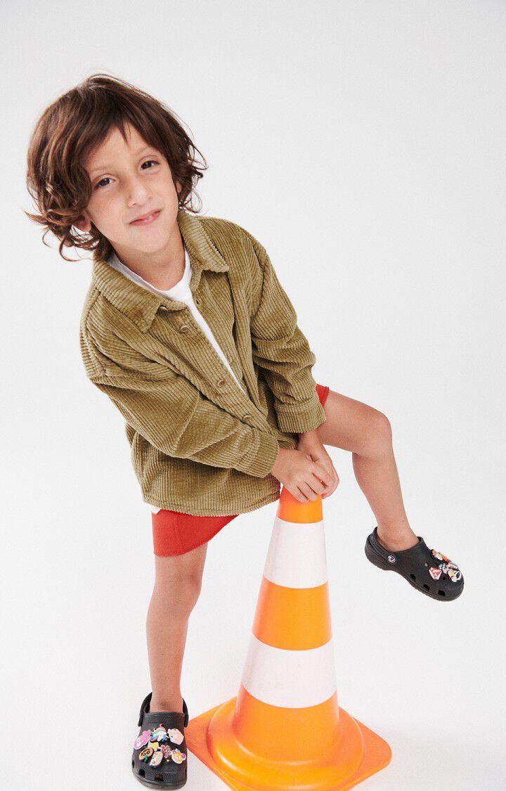 American Vintage Chemise Enfant Padow - TABAC VINTAGE 32 Manches Longues Marron - H23