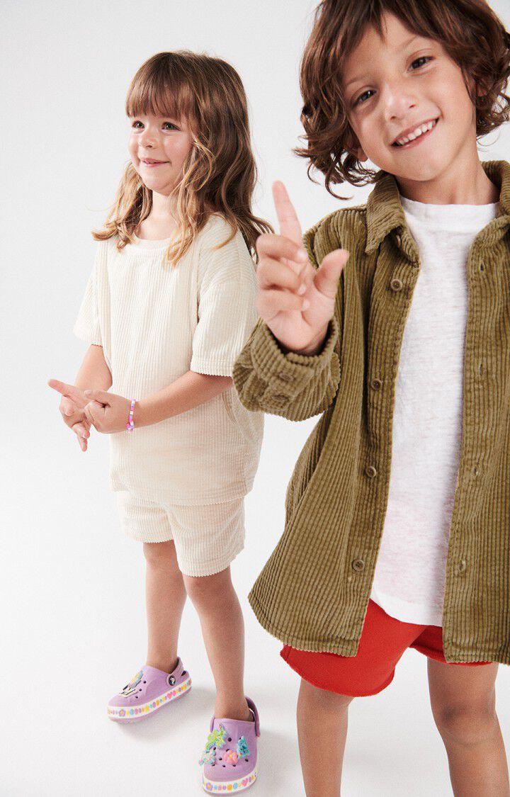 American Vintage Chemise Enfant Padow - TABAC VINTAGE 32 Manches Longues Marron - H23