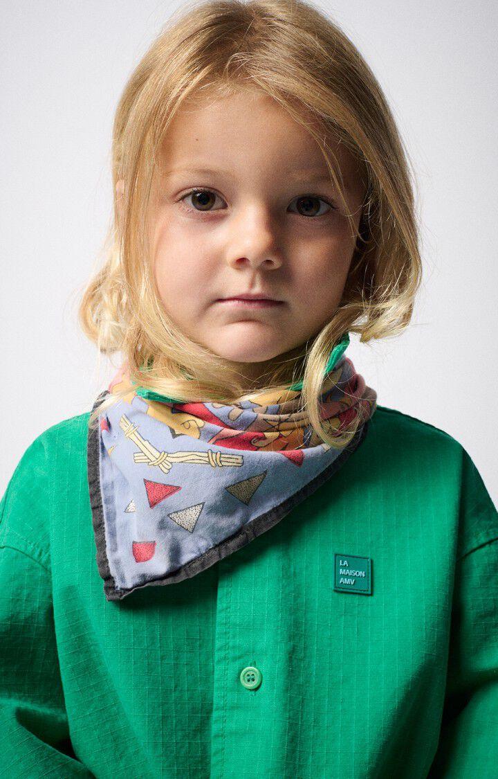 American Vintage Chemise Enfant Rygybay - EMERAUDE 32 Manches Longues Vert - E25