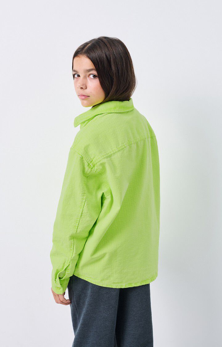 American Vintage Chemise Enfant Rygybay - JAUNE FLUO 32 Manches Longues Jaune - H24