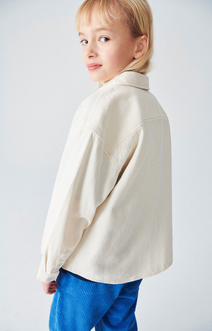 American Vintage Chemise Enfant Tirabay - ECRU 32 Manches Longues Beige - E24