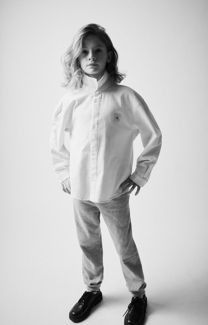 American Vintage Chemise Enfant Tirabay - ECRU 32 Manches Longues Beige - E24