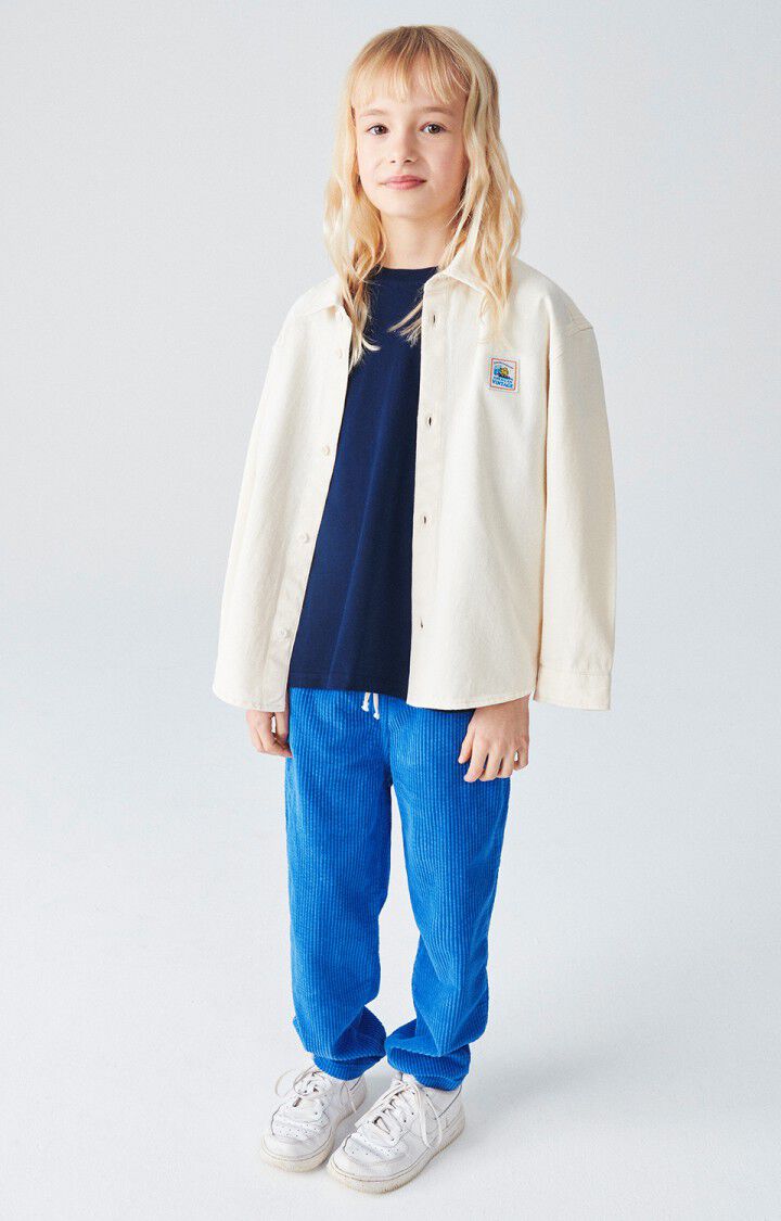 american vintage Chemise enfant Tirabay - ECRU 32 Manches longues Beige - E24