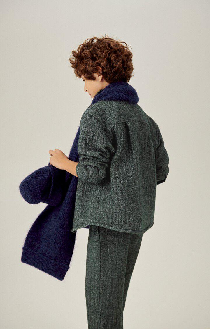 American Vintage Chemise Enfant Yenboro - BUISSON CHINE 32 Manches Longues Vert - H23