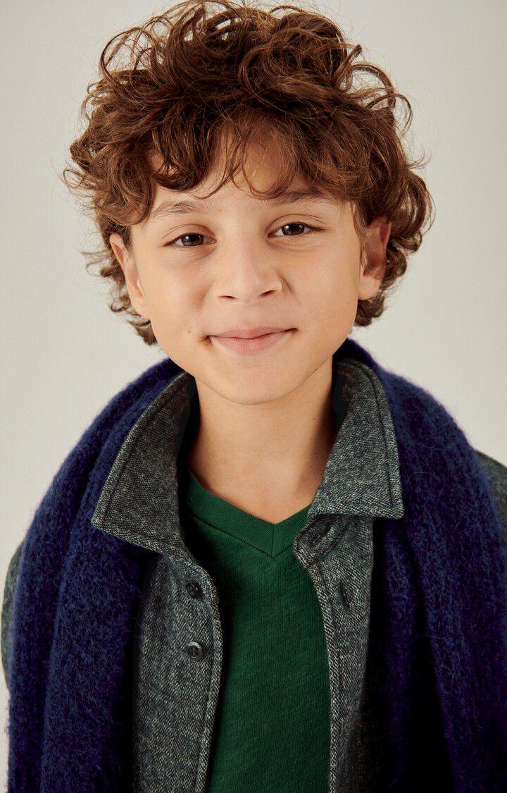 American Vintage Chemise Enfant Yenboro - BUISSON CHINE 32 Manches Longues Vert - H23