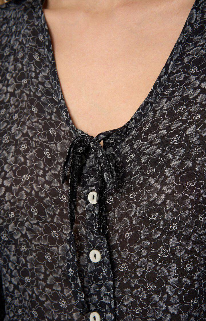 American Vintage Chemise Femme Aboodi - JOSEPHINE Manches Longues Noir - E21
