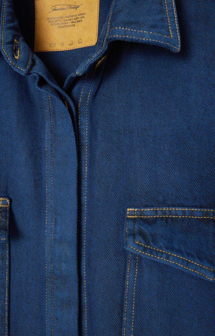 American Vintage Chemise Femme Blinewood - MIDNIGHT BLUE 50 Manches Longues Bleu - H23